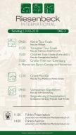 Zeitplan Sonntag