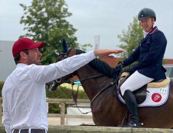 Letzte Tipps vor dem Einritt: Philipp und Mikael | Foto: Noora