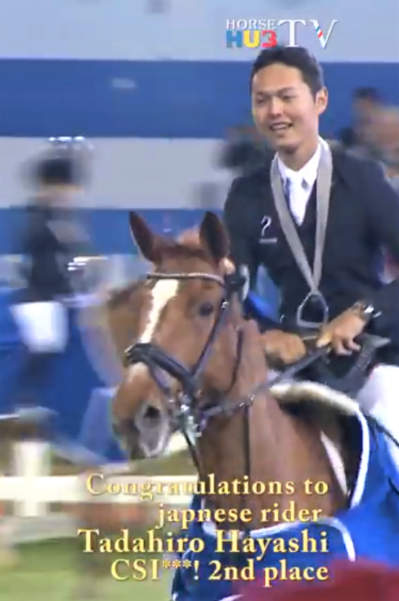 Tadahiro wird 2. im Großen Preis des CSI***